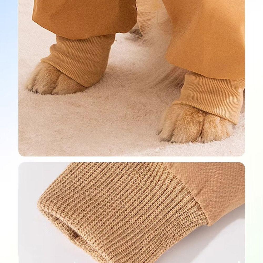 Adjustable Dustproof Dog Pants Breathable Pet Outdoor Coverall Waterproof Dog Pants Strolling