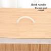 Woven Bamboo Large Hamper Laundry Basket Toy Storage Bin Fabric Foldable Organizer