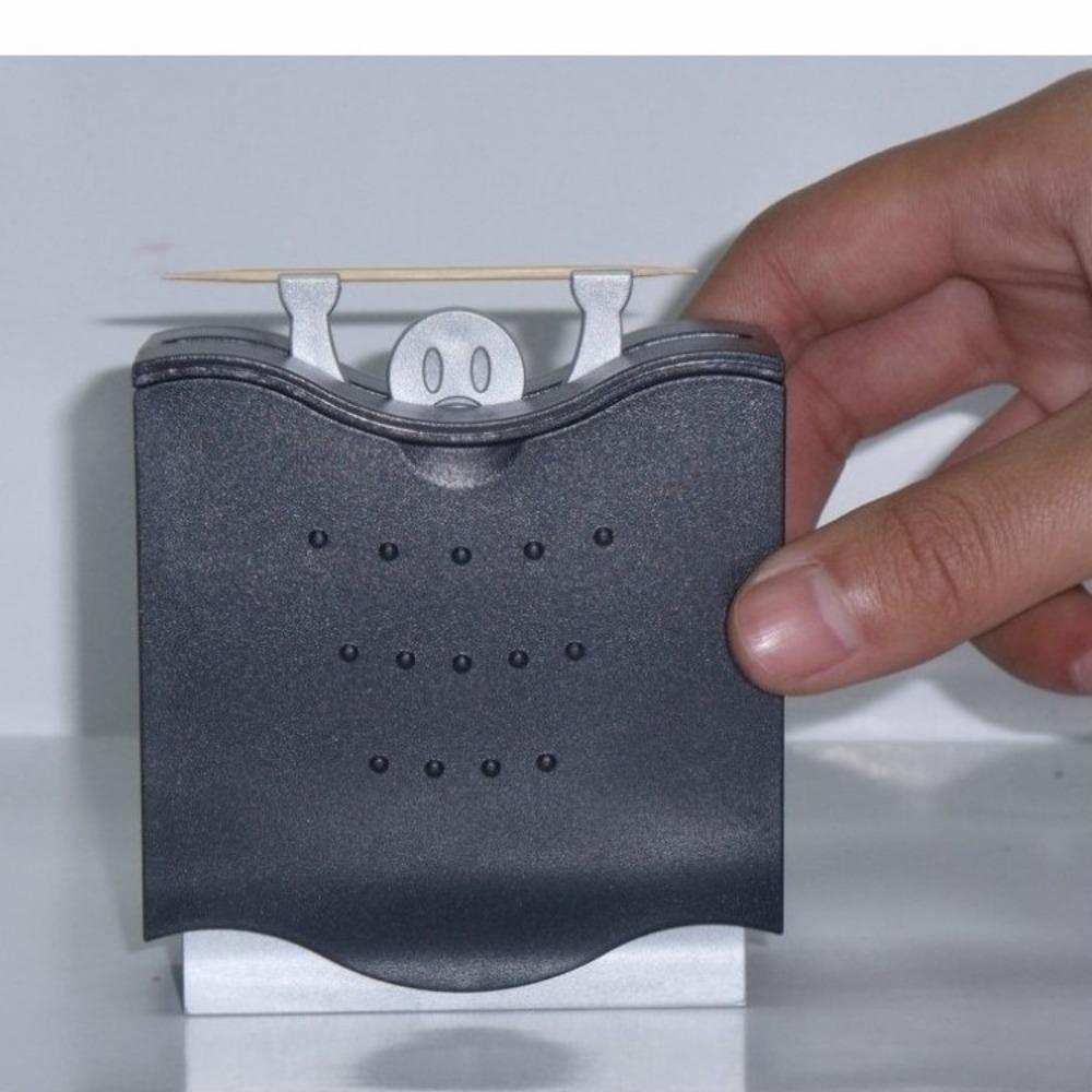 Semi-automatic Hercules Toothpicks Dispenser Weightlifting Posture Toothpick Box Dining Table