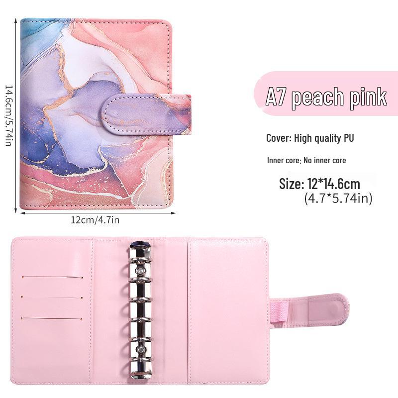 

Эксклюзивный мраморный позолоченный журнал и планировщик бюджета - А7 кольцевой механизм, А6 макарон, А5 блокнот