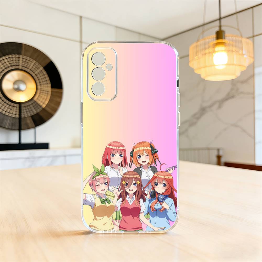 The Quintessential Quintuplets Miku Nakano Phone Case Transparent Silicone Soft For SamsungA10,12,20,21S,30,31,40,50,51,52,70,71
