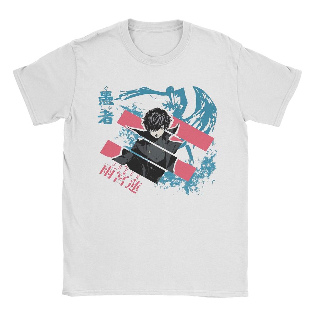 Aigis P3R TShirts for Unisex Women Personas 3 Anime Humor Cotton Tee Shirt Round Neck Short Sleeve T Shirt Plus Size Clothing