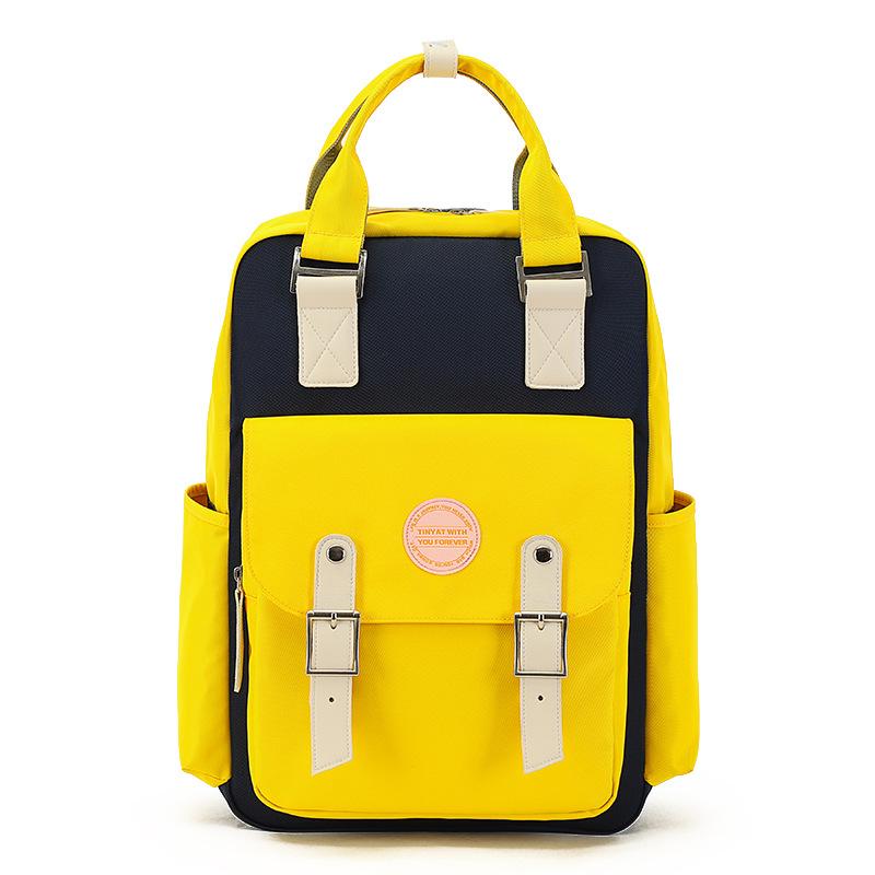 

TINYAT женский школьный рюкзак для ноутбука молодежные рюкзаки с пончиками школьная сумка для девочек-подростков рюкзак детская сумка для книг Mochila 39x27x12cm жёлтый