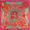 Fashion Women Scarf  Paisley Hijab Twill Silk Shawl Scarfs For Ladies Foulard Square Head Scarves Wraps