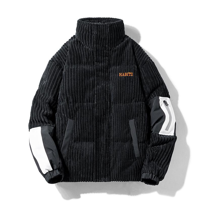 

2025 leather jacket men s spring and autumn new leather jacket men s pocket zipper top jacket casual loose PU jacket M чорний