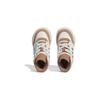 Adidas Drop Step EL J Durable Mid-Top Walking Shoes Baby Shoes White Brown IG1482