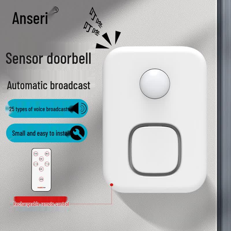 Ansairey Automatic Voice Prompt Welcome Doorbell