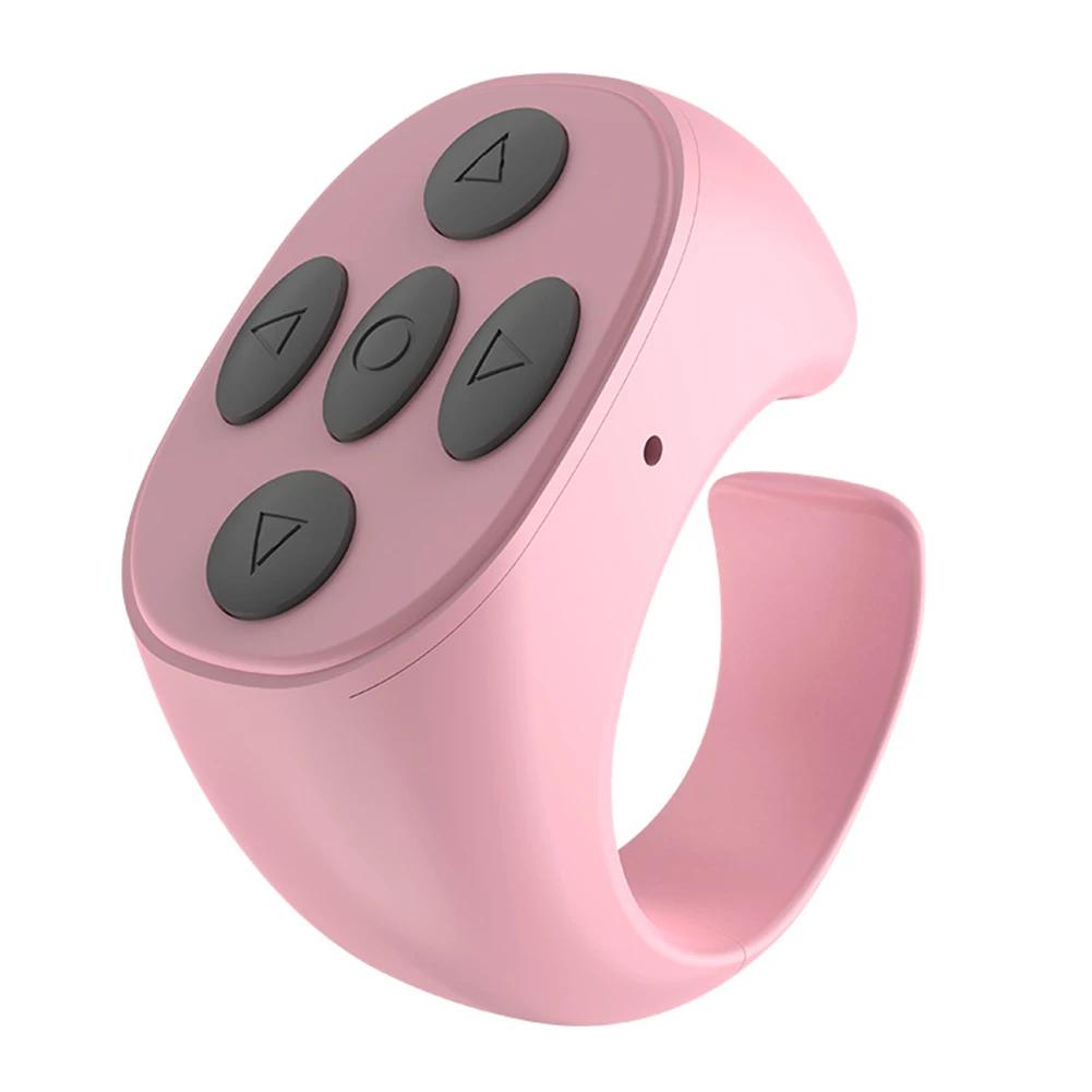 Wireless Bluetooth-compatible Remote Control Portable Selfie Video Controller Fingertip Selfie Video Controller for Mobile Phone