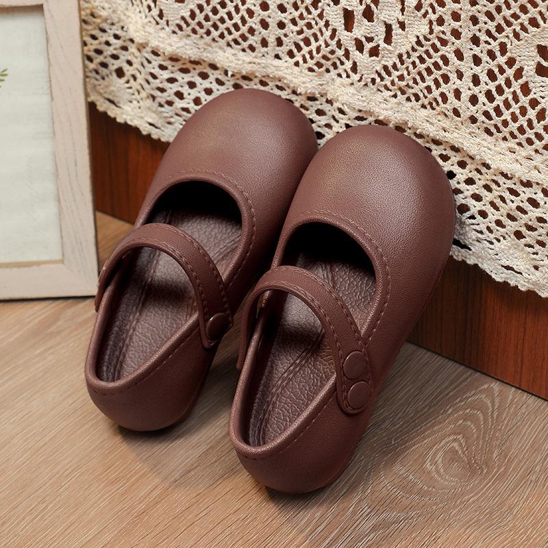Girls' EVA Princess Shoes: Cute, All-Season School Style Moccasins with Soft Soles for Toddlers