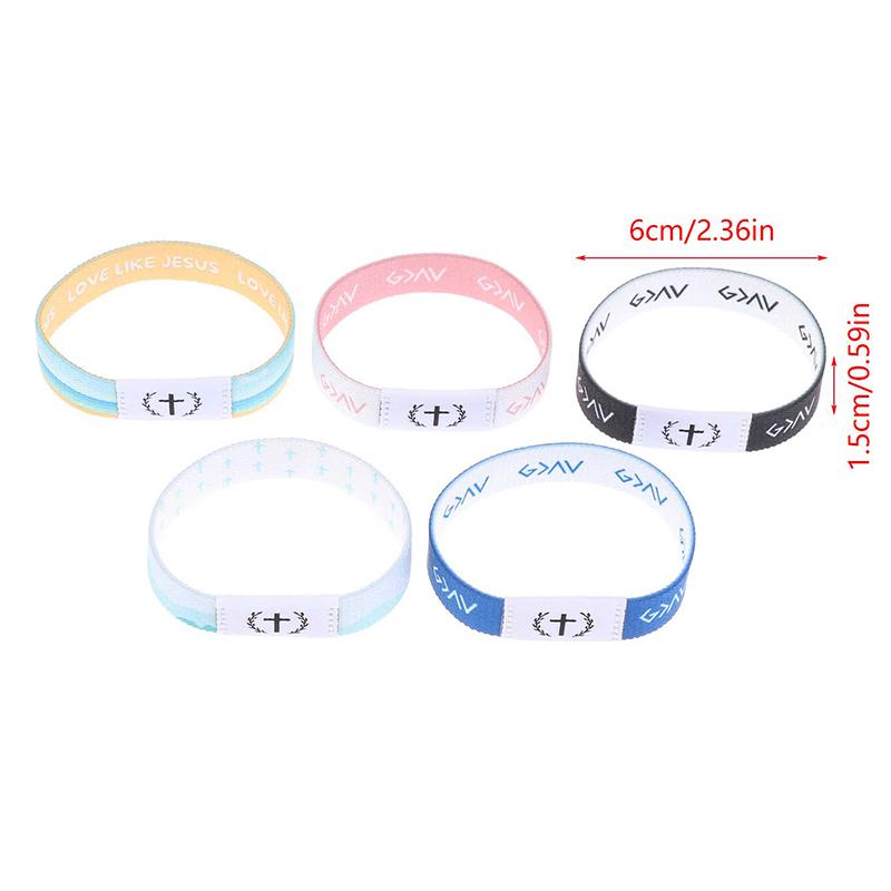 Wearable Bible Bracelet Religious Bracelets Christian Daily Bible Verse Bracelet With Nfc Rfid Elastic Wristband