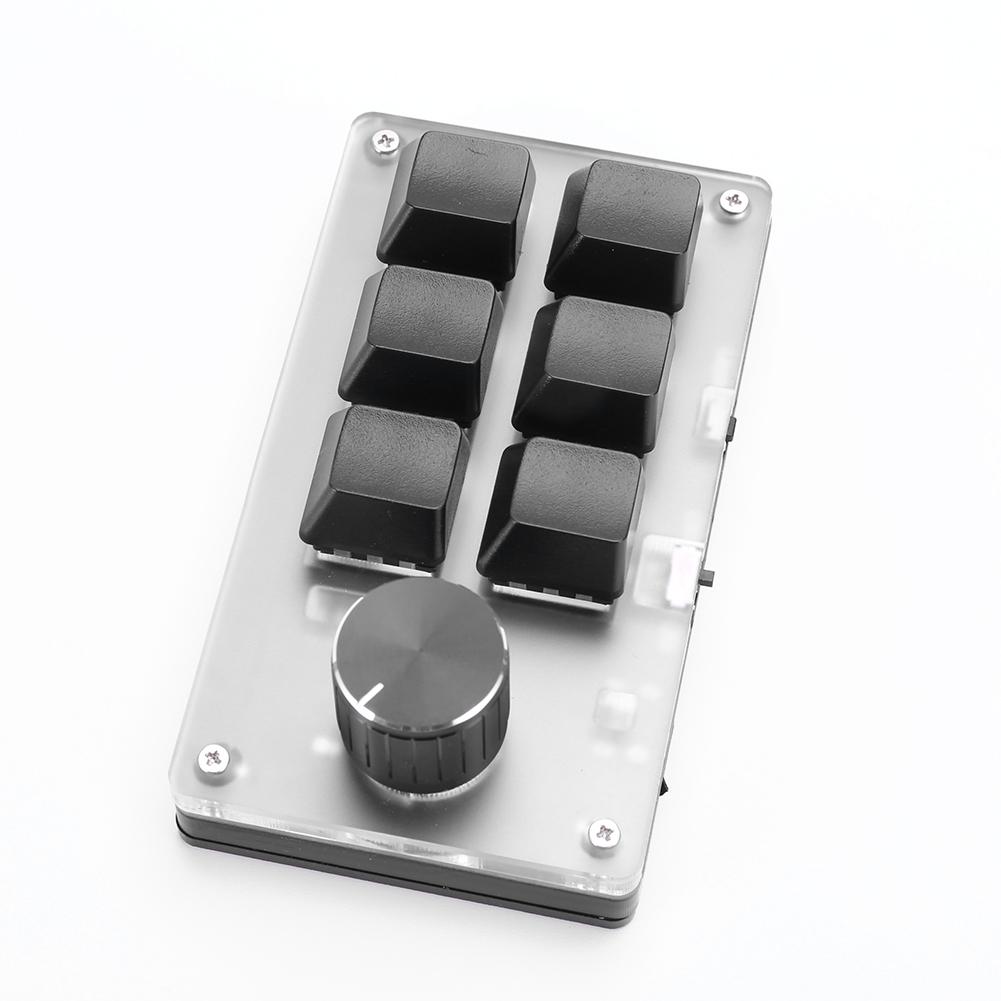 Macro Keyboard Mini Keyboard 9 Key + 2 Knob Custom Gaming Keyboard Programmable DIY Mechanical Keypad for PS Drawing Gaming