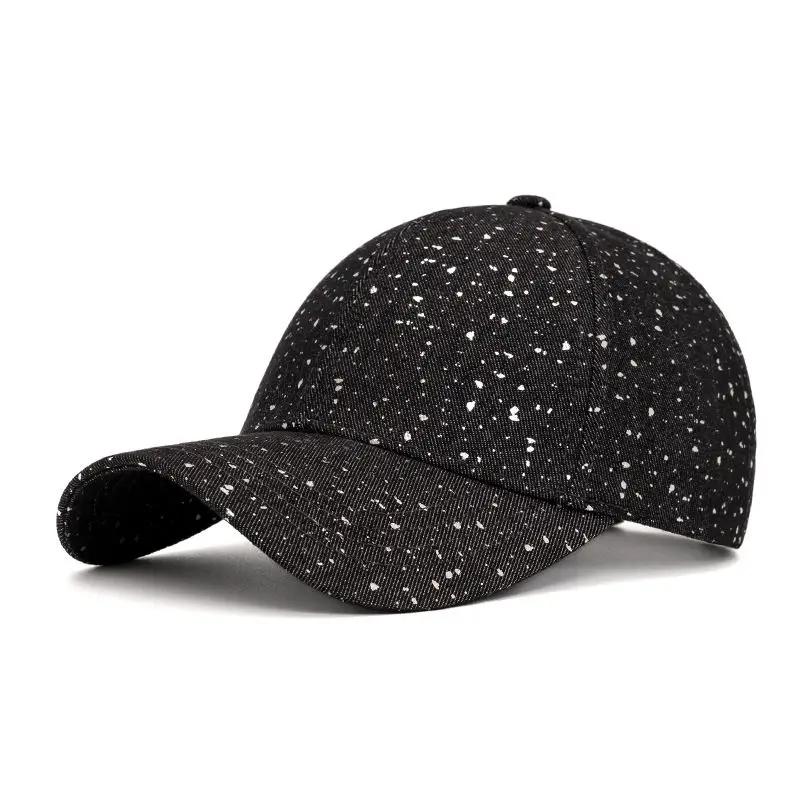

LDSLYJR Four Seasons Polyester Solid Casquette Baseball Cap Adjustable Outdoor Snapback Hats for Men and Women 62 56-60cm Adjustable чорний