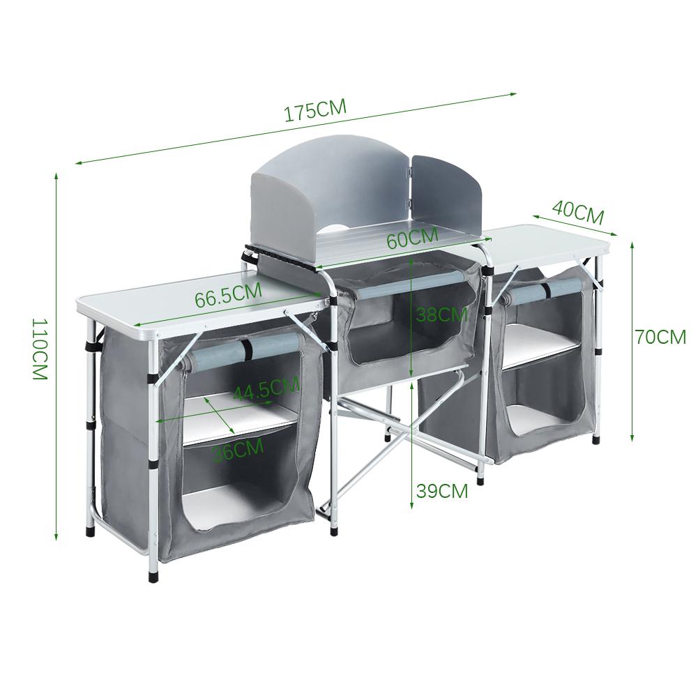 Aluminium Camping Table Outdoor Camping Kitchen