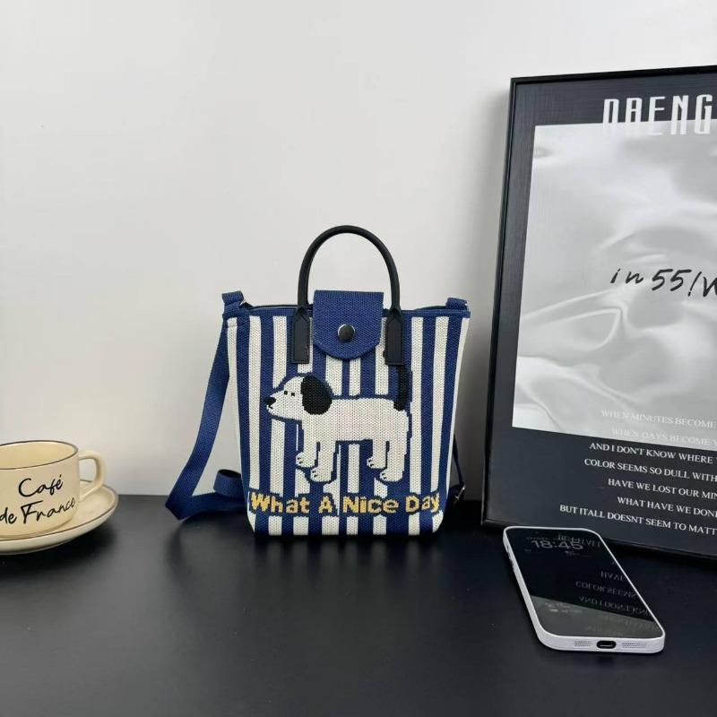 New knitted mobile phone bag, high-end handbag, women's messenger bag, adjustable versatile, convenient and large-capacity bag