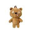 Plush Bear Itabag Backpack For Women With Zipper Closure And Inner Pocket For Daily Use