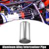 2 Pcs Auto OD 3.75" Length 6" Aluminum Alloy Intercooler Pipe Tube Straight