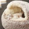 New Arrival Eco-Friendly Pet Supplies House Calming Bed Cat Cave Beds for Indoor Cats or Small Dogs