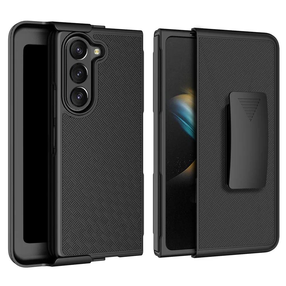 for samsung z fold 5 6 4 3 Fold6 fold5 fold4 Belt Clip Holster Bag Case for Galaxy Z Fold 5 Fold5 5G Phone Accessories Covers