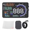 5.5'' OBD II Car HUD Display Auto Windshied Reflective Screen Speed Display Car Warning System Speed Warning Speedometer HUD