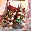 Three-dimensional Christmas Sock Santa Claus Christmas Decoration New Year Gift Bag  Home Party