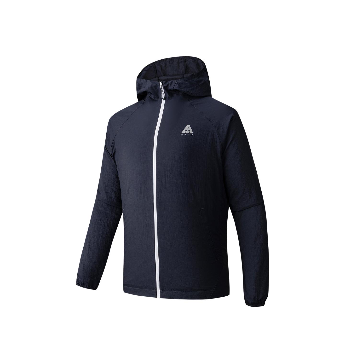 

Anta Outdoors Легка ткана спортивна куртка Літо 2026 Унісекс куртки Глибокий-Нічний-Синій 972626602-7 L