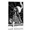 STAY POSITIVE D Printed Texture Poster Personalized Wall Art Retro Metal Tin Signs for Custom Plate Gaming Room Decoration Man