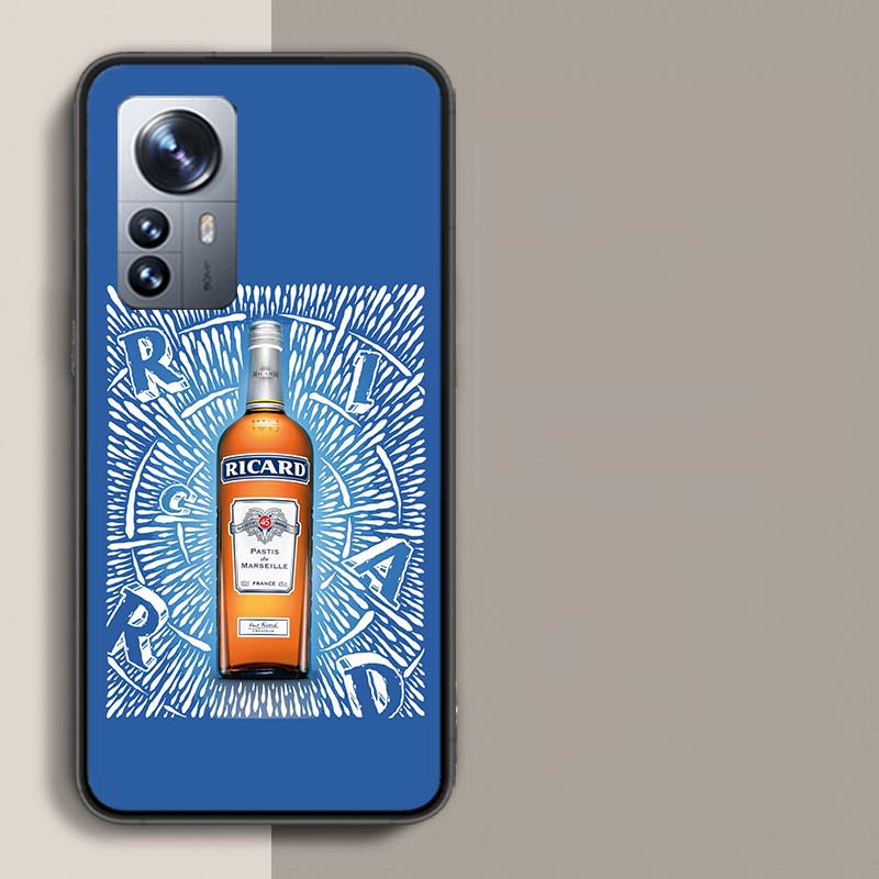 

R-RICARDs A-Alcohol Vintage Phone Case For Redmi Note 13 Pro Plus 14 Pro+ 12S 12 11S 11T 11E 11 10S 10 9S 9 Xiaomi Capa TPU Redmi Note 14S