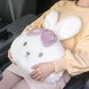 Four Seasons Car Neck Pillow - Cartoon Rabbit Design, Plush & Comfortable Headrest Support