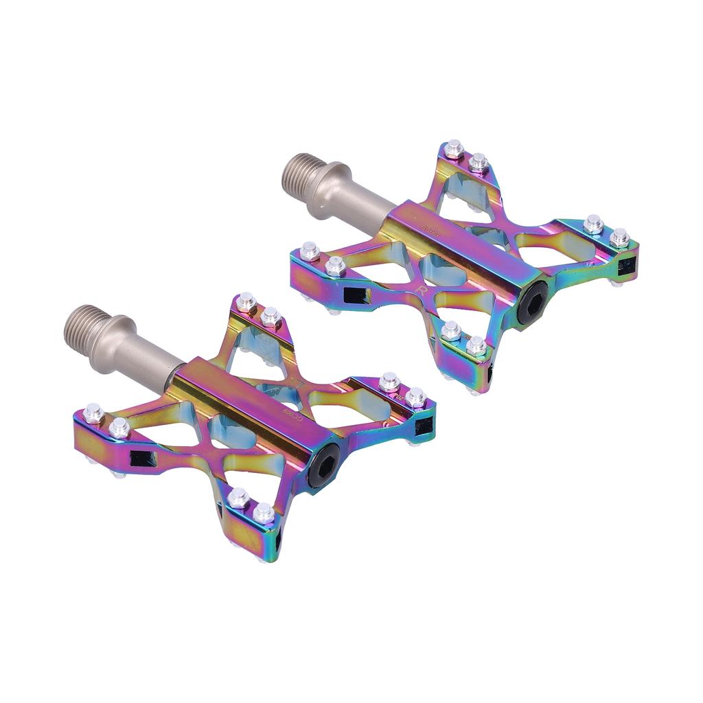 GUB 1 Pair Mountain Bike Colorful Pedals Road Bicycle AntiSlip Alloy Pedals Replacement