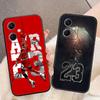 Basketball Number 23 Phone Case For Redmi Note 15 14 13 12 12S 11 11T 11S 10 9T 9 Pro Silicone Case Funda DIY Shell Capa Cover