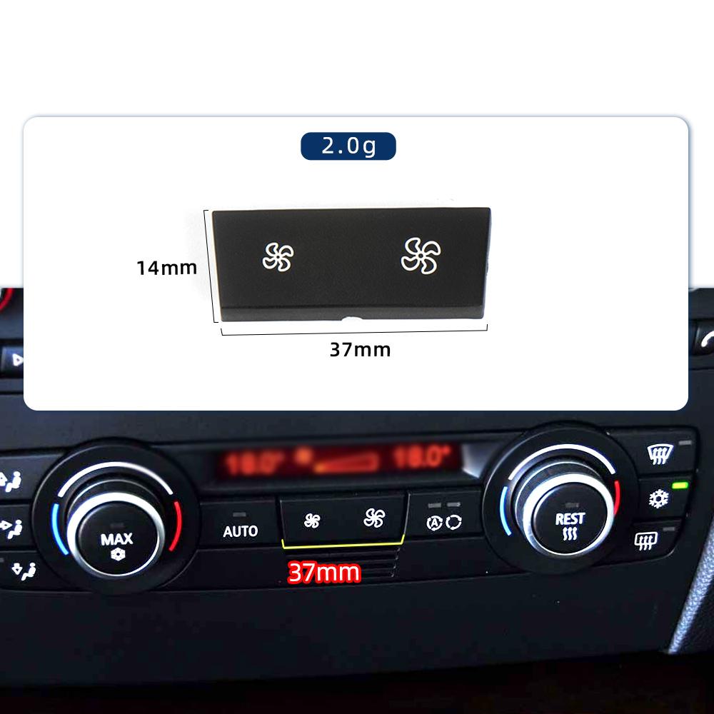 64119344143 For BMW 1 3 Series X1 X3 E90 E91 E87 Air Conditioner AC Temperature Control Button Keys Rotary Knob Replacement