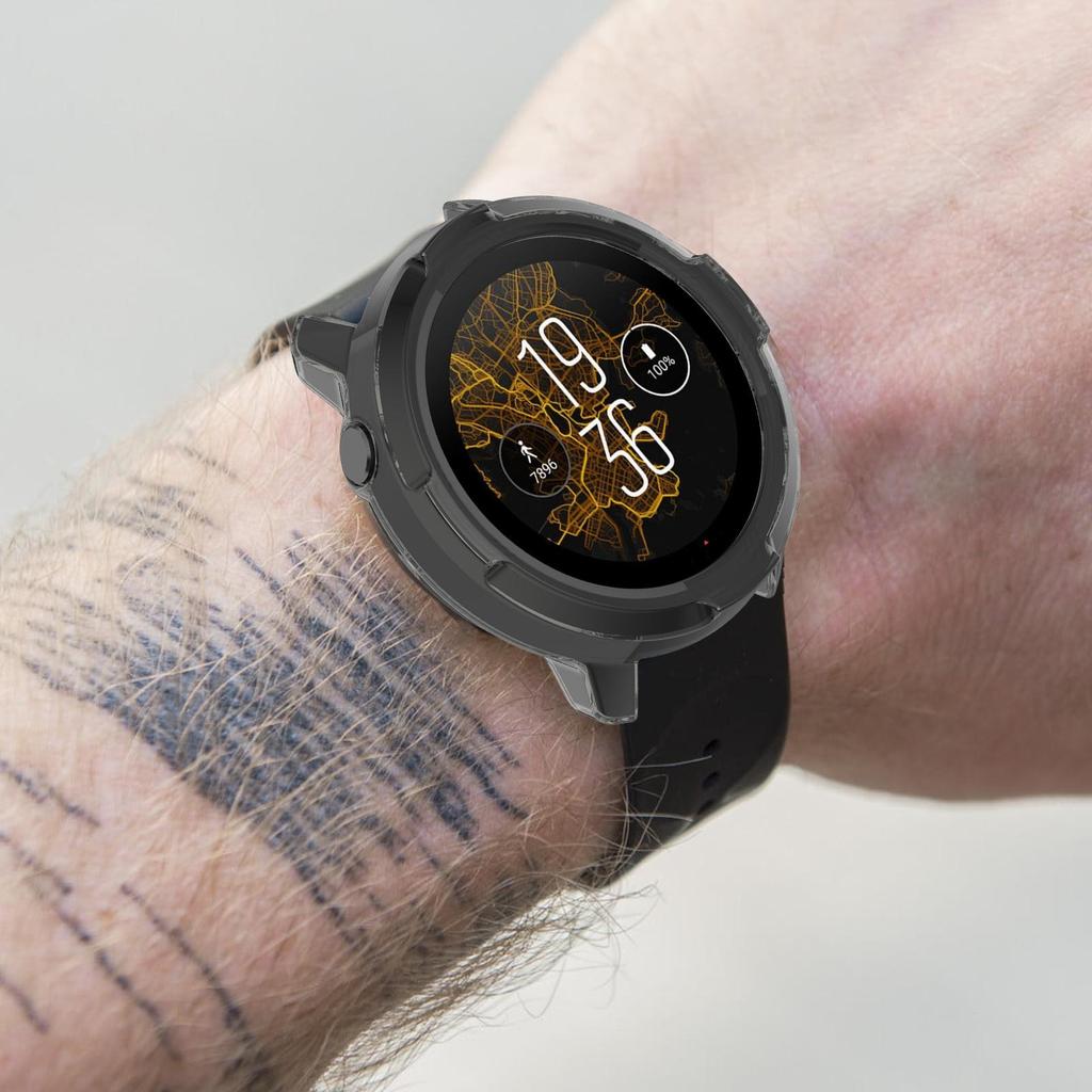 Protective Case Compatible for SUUNTO 7 Smart Watch Dustproof Shockproof TPU Case