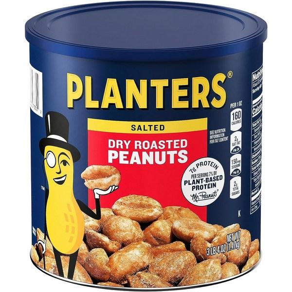 

Сухой жареный арахис Planters, 1,47 кг, 1 шт., корейские орехи
