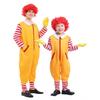 New Christmas Clown Costume for Kids Adults Family COS Play Halloween Party Outfit