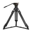 TX-V12L PLUS Hydraulic Pan Head & Aluminum Tripod Set - Broadcast-Grade Alloy