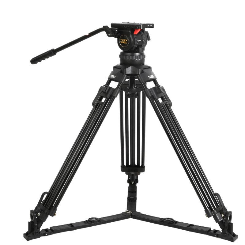 TX-V12L PLUS Hydraulic Pan Head & Aluminum Tripod Set - Broadcast-Grade Alloy