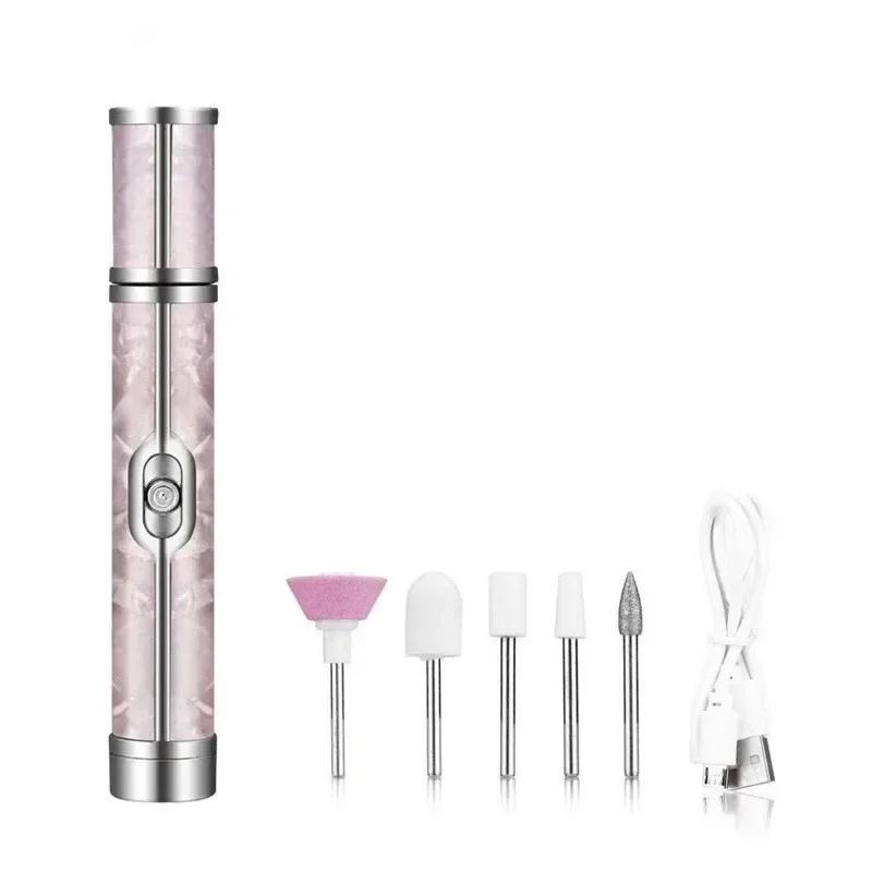 Electric Nail Drill Machine 20000RPM Nail Polish Sander Grinding Rechargeable Nail File Nails Accessories Professional Manicure