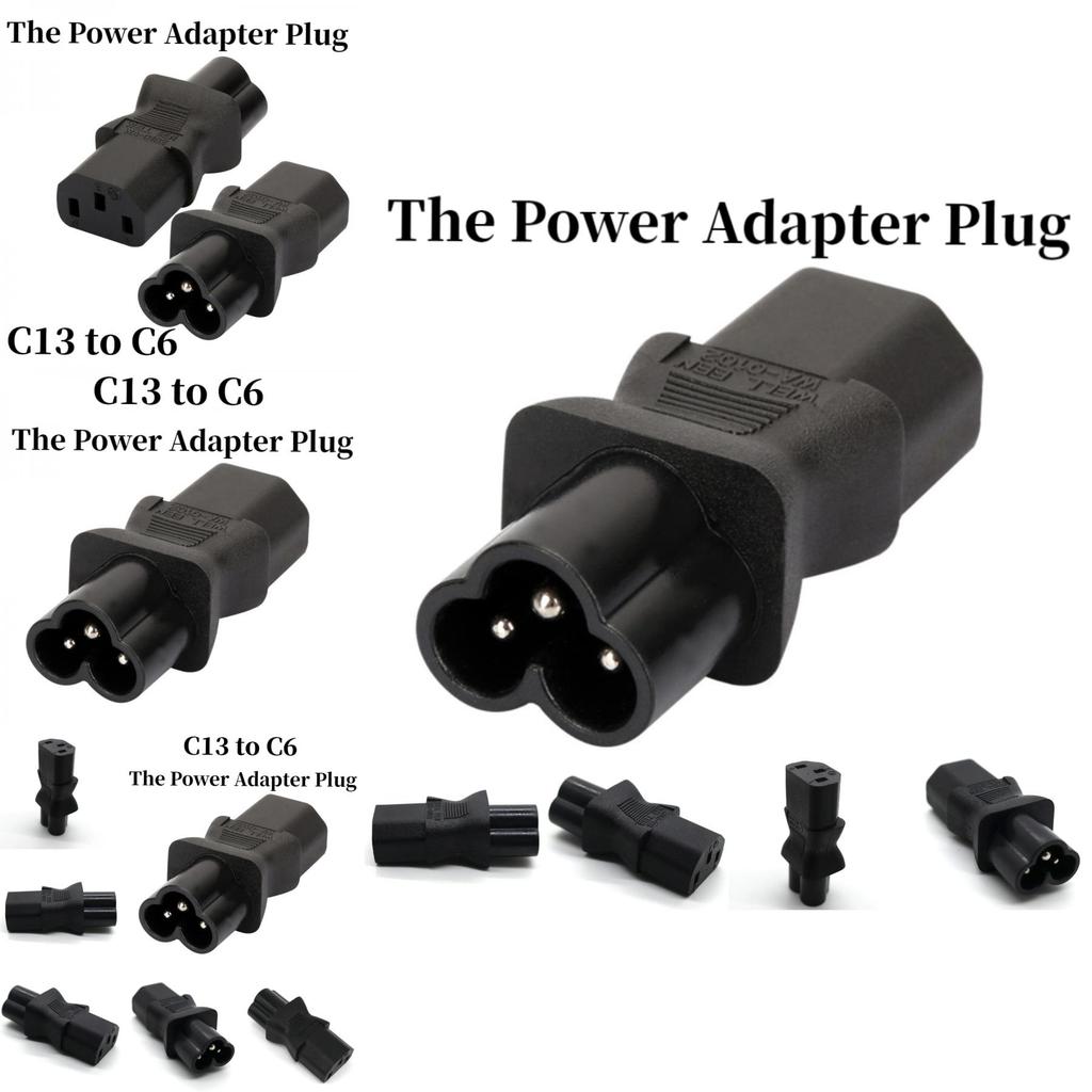 Wa-0102 Meihua Rotary Brand C13 To C6 Power Plug For Internet Cafe Computer Case Pdu Lcd Monitor Modification 250v 10a