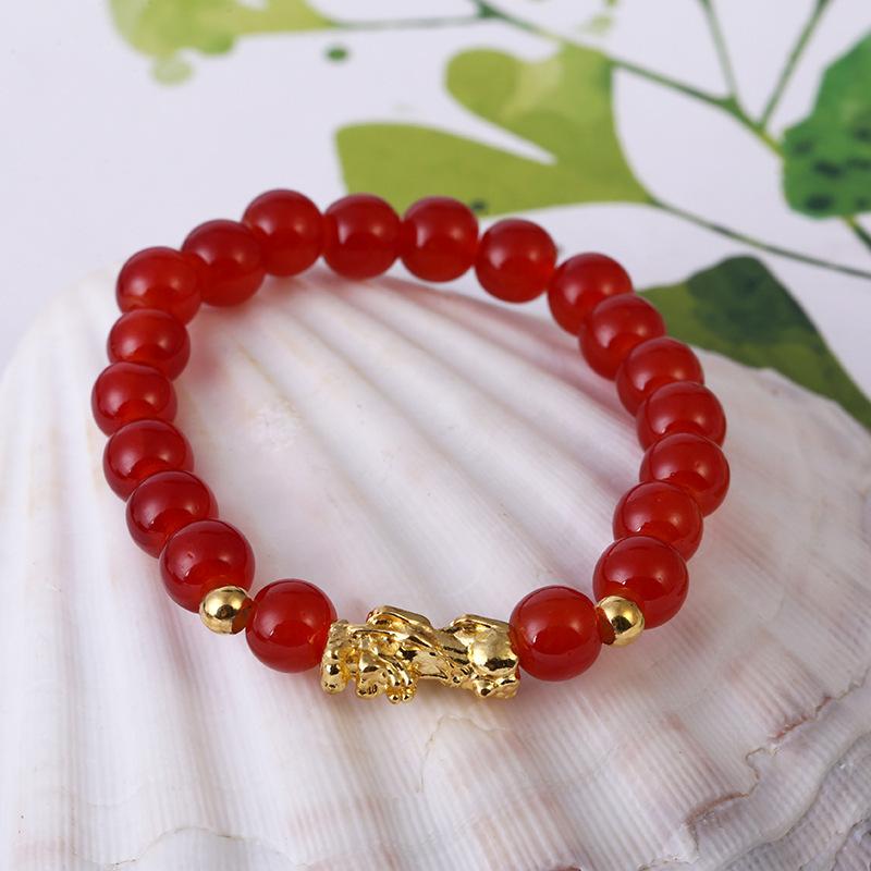 Браслет Вьетнам Горячие Товары Твердое Золото Кристалл Пиксиу Украшения Подарки Лучшим Друзьям Шацзинь Туристические Достопримечательности 3D