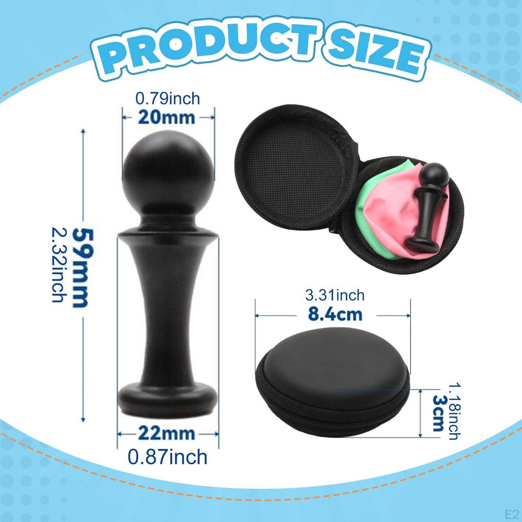 Scuba Diving Ear Equalization with EVA Storage Case Auxiliary Practice Tools Black