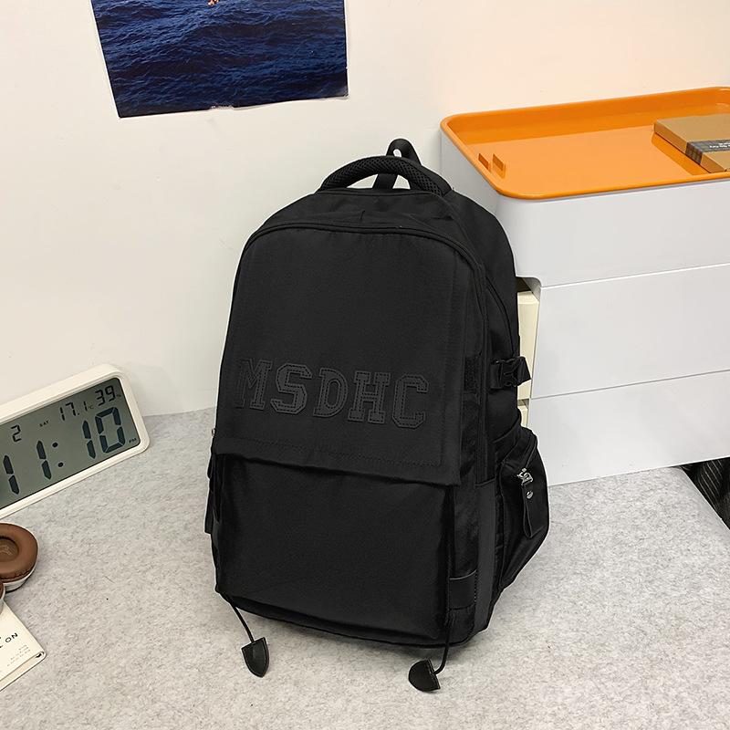 School Bag High Quality School Bag Ins Trendy Couple Leisure Travel Backpack Large Capacity Strong and Durable