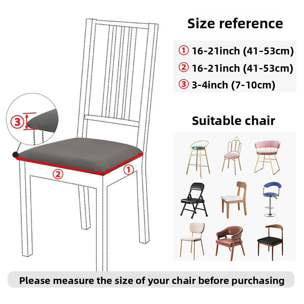 Pu Waterproof Office Chair Cover With Elastic Buckles For Dust Prevention In Modern Home Decor