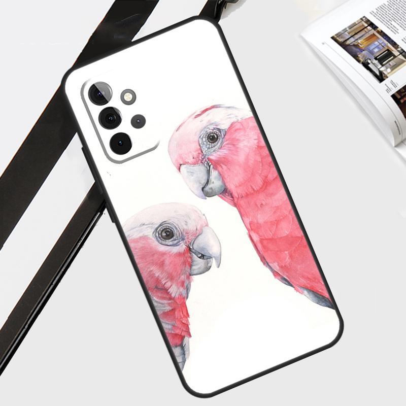 Animal Parrot Birds Case For Samsung Galaxy A55 A35 A15 A56 A36 A26 A16 A06 A54 A34 A14 A12 A22 A32 A52 A13 A53