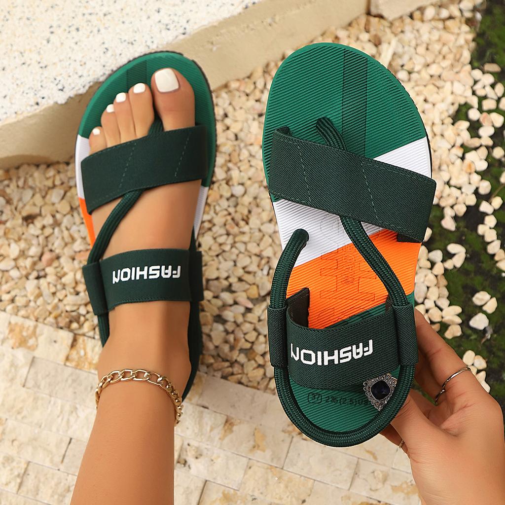 Fashion Women Clip Toe Sandals Crystal Jelly Beach shoes for women Flip Flops Students Korean Fashion Wear Summer Flat Sandals Women