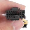 Stereo Harness Auxiliary Cable ISO Converter Connector Harness Wire ABS Material Plug and Play