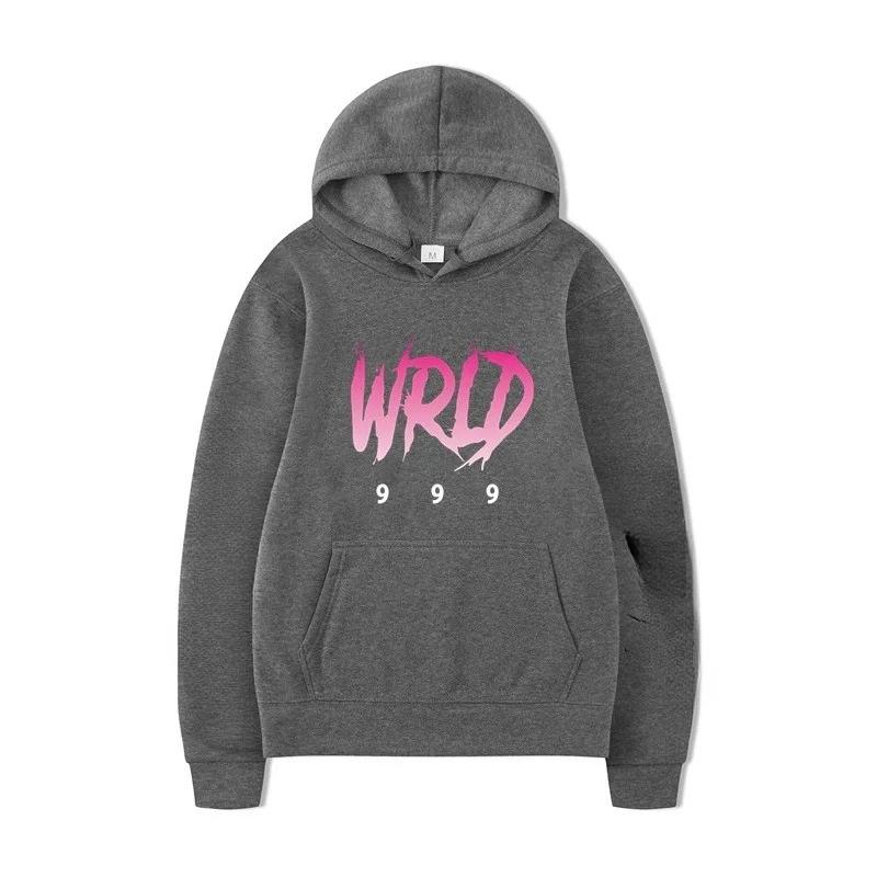 Men's Fashionable Hoodie American Singer Juice Wrld Pattern Casual Print Men's Hoodie Comfortable High-quality Top