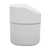 Desktop Garbage Can Button Flip Cover Reduce Odor Trash Debris Collector Can 2L Capacity