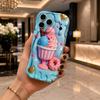 Melted Ice Cream Sundae Donut Phone Case for iPhone 17 16 15 14 13 12 11 Pro Max Plus Wavy Edge Sweet Cover