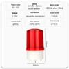 MDNG BR-105 Magnetic LED Rotating Strobe Warning Light CN Plug (adapter Included)