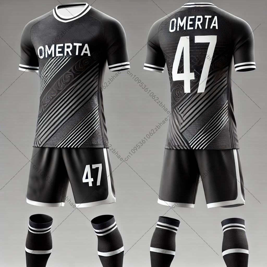 

Трикотажний костюм, Чоловічий спортивний костюм, Літні спортивні костюми для фанатів боксу OMERTA, Чоловічий повсякденний комплект з футболки з коротким рукавом та шортів M